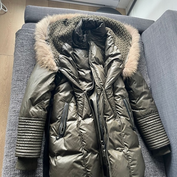 Rudsak winter coat Burberry winter coat mango chelsea boots - Picture 1 of 5